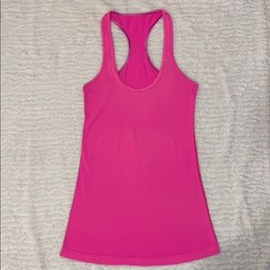LuLuLemon Pink Racer back Tank